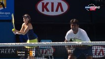 Hingis / Paes vs Hsieh / Cuevas Australian Open 2015 SemiFinals Mixed Doubles Highlights H