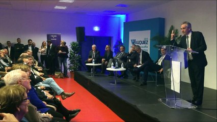 Laurent Wauquiez dans la Drôme (Montélimar, 30 octobre 2015)