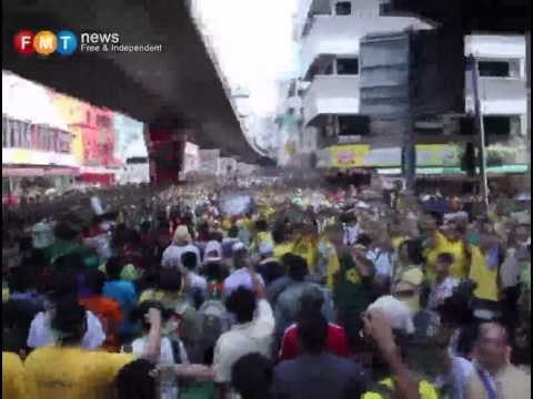Bersih3.0 from KLCC to Dataran Merdeka 1pm