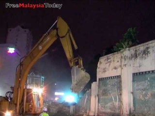 Iconic Pudu jail wall demolished