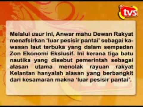 FMT 1DIS - ANWAR SERAH NOTIS BINCANG USUL PINDAAN AKTA PETROLEUM 1974