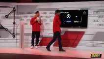 Neymar y Messi se 'pican' en la entrega de coches Audi
