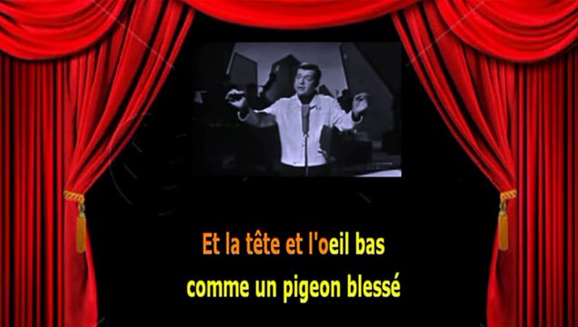 Karaoké Serge Reggiani - Sarah