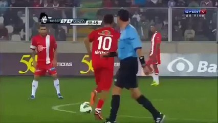 Neymar Scored A Goal From Midfield / 2015 hD