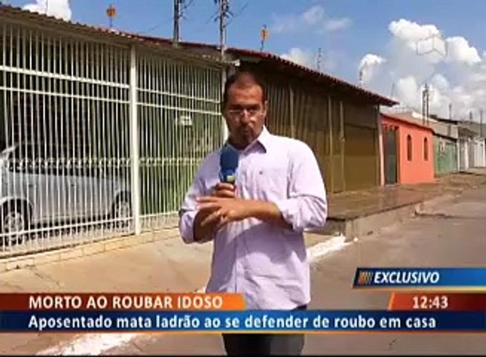 MORTO AO ROUBAR IDOSO