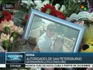 Recuerdan rusos a las víctimas del avionazo A321