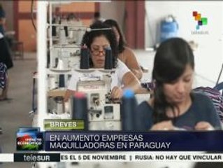 Aumenta el número de maquiladoras en Paraguay