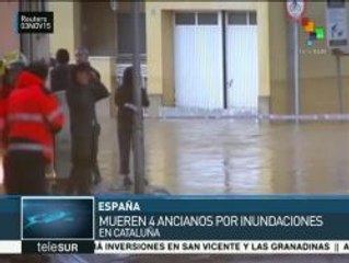 Mueren 4 ancianos en Cataluña al inundarse un semisótano
