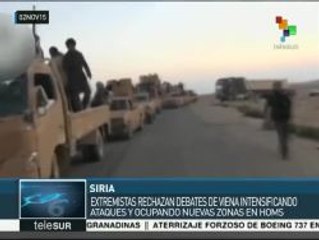 Siria: extremistas toman el control de localidades de Homs