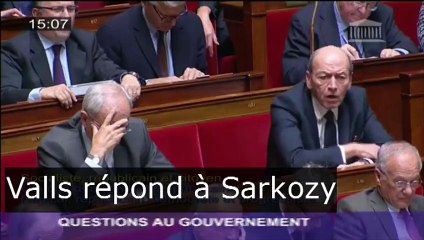 Valls accuse à son tour Sarkozy d'affaiblir l'autorité de l'Etat