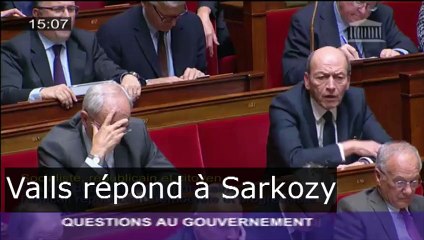 Valls accuse à son tour Sarkozy d'affaiblir l'autorité de l'Etat