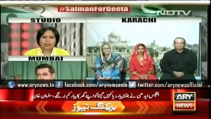 Salman khan Say Thanks to Bilqees Edhi