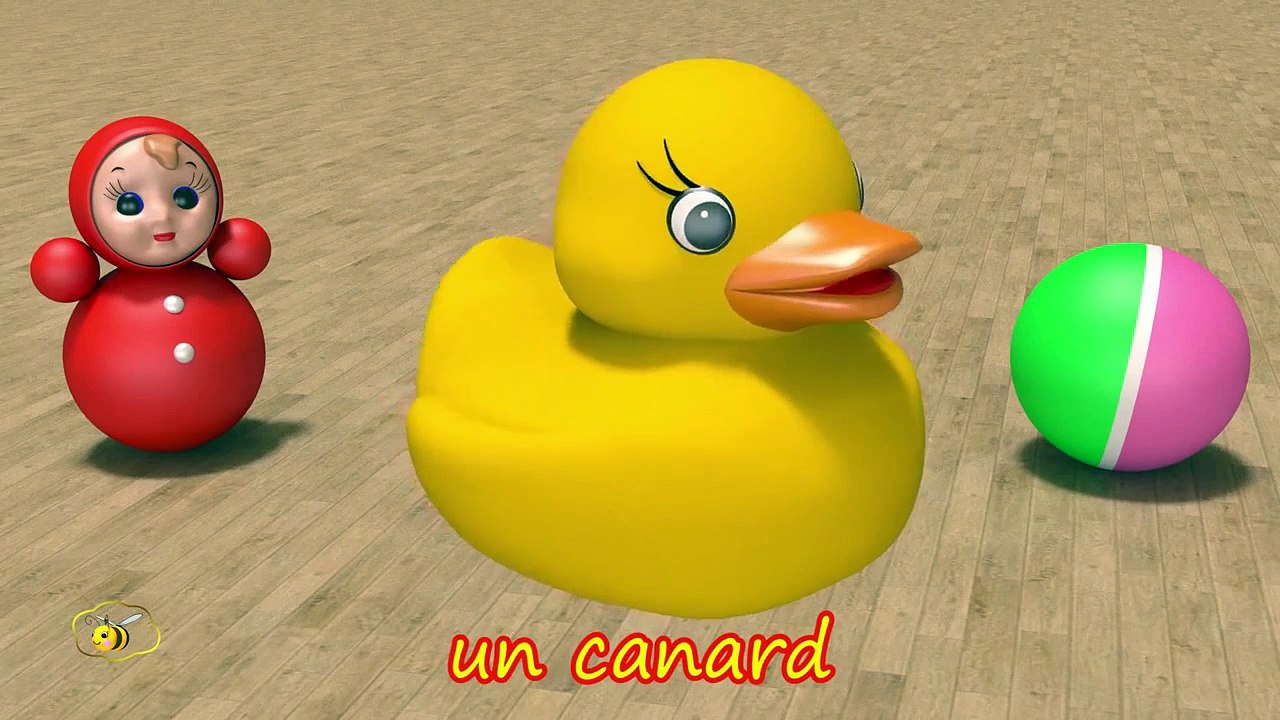 Dessins animés pour bébé en français. Apprendre les noms des jouets ! Learn French.