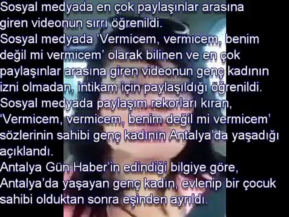 Vermicem Vermicem Diyen Kız Bakın Kim Çıktı! Neden Yaptı?