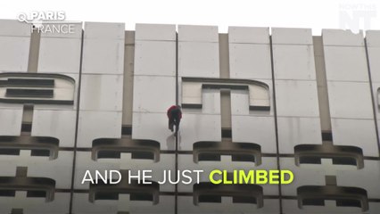Real-Life Spider Man Climbs A 36-Story Building