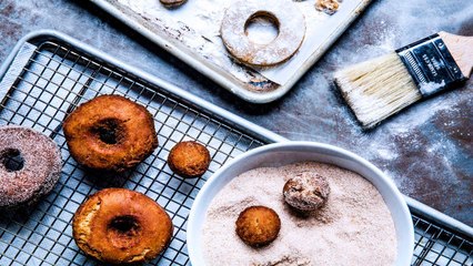 Making Cider Donuts at Home