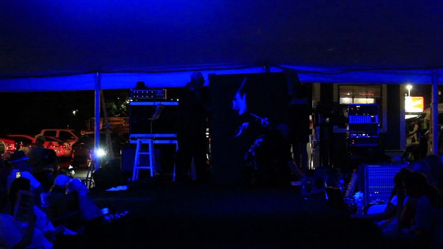 Chris Drummond sings 'Always On My Mind' while painting Elvis Week 2015