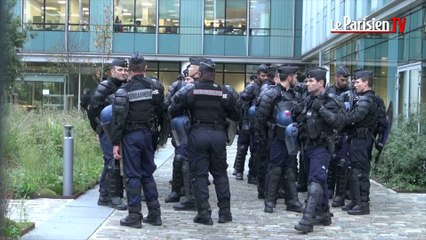 Les gendarmes mobiles évacuent 50 syndicalistes du siège de la SNCF