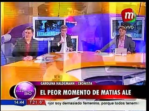 El peor momento de Matías Alé