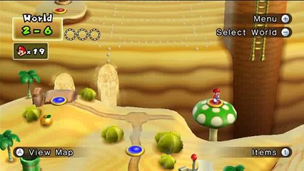 New Super Mario Bros Wii   Hellboy Edition   2 6   All Coins