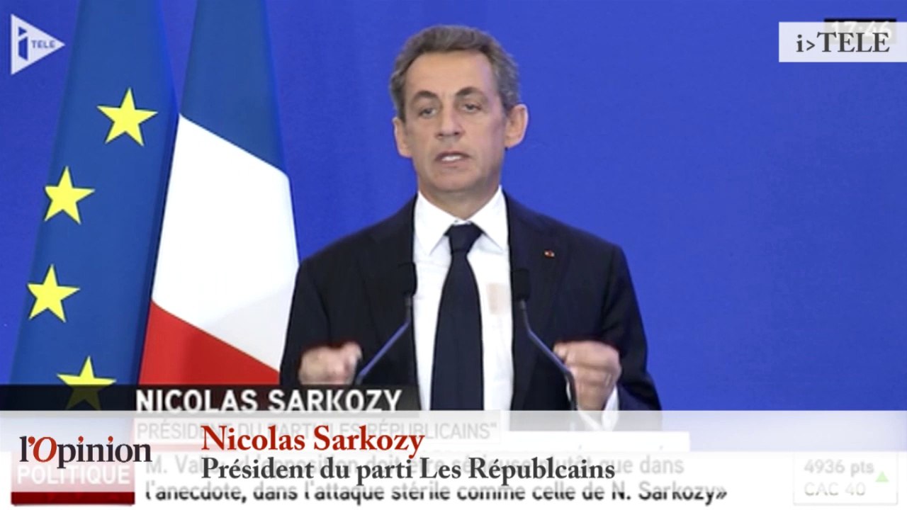 TextO’ : Nicolas Sarkozy : « L'autorité de l'État est bafouée jour après jour »