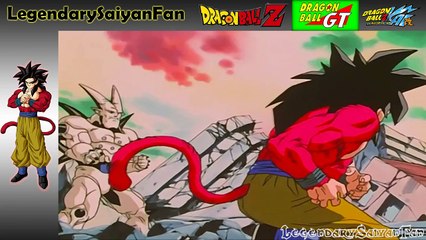 DBGT Remastered Ssj4 Gokus Super Dragon Fist Vs. Omega Shenron (2K HD)