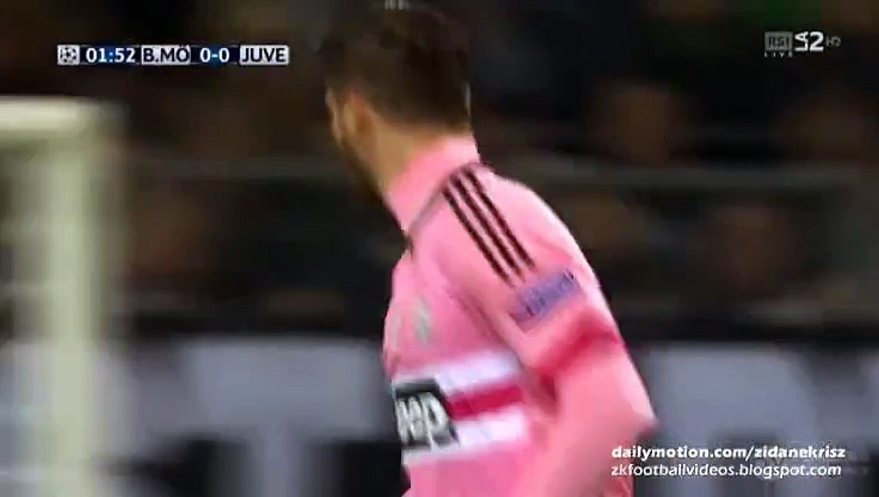 Álvaro Morata Big chance - Mönchengladbach v. Juventus 03.11.2015 HD