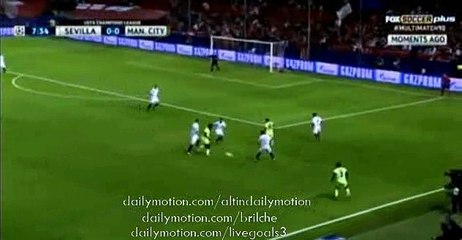 Raheem Sterling Great Goal Sevilla 0 - 1 Manchester City 2015 HD
