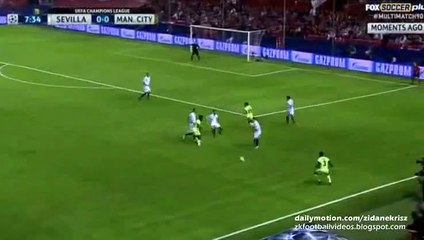 0-1 Raheem Sterling GOAL _ Sevilla v. Manchester City 03.11.2015 HD