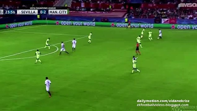 Benoît Tremoulinas 1:2 | Sevilla v. Manchester City 03.11.2015 HD