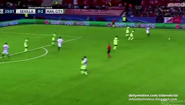 1-2 Benoît Tremoulinas Goal - Sevilla v. Manchester City 03.11.2015 HD
