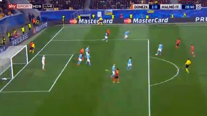 Oleksandr Gladkyj Goal 1-0 Shakhtar Donetsk vs Malmo FF 03.11.2015 (HD)