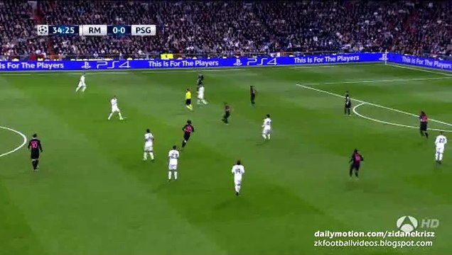 1-0 Nacho Fernandéz Amazing Goal - Real Madrid v. Paris Saint Germain 03.11.2015 HD