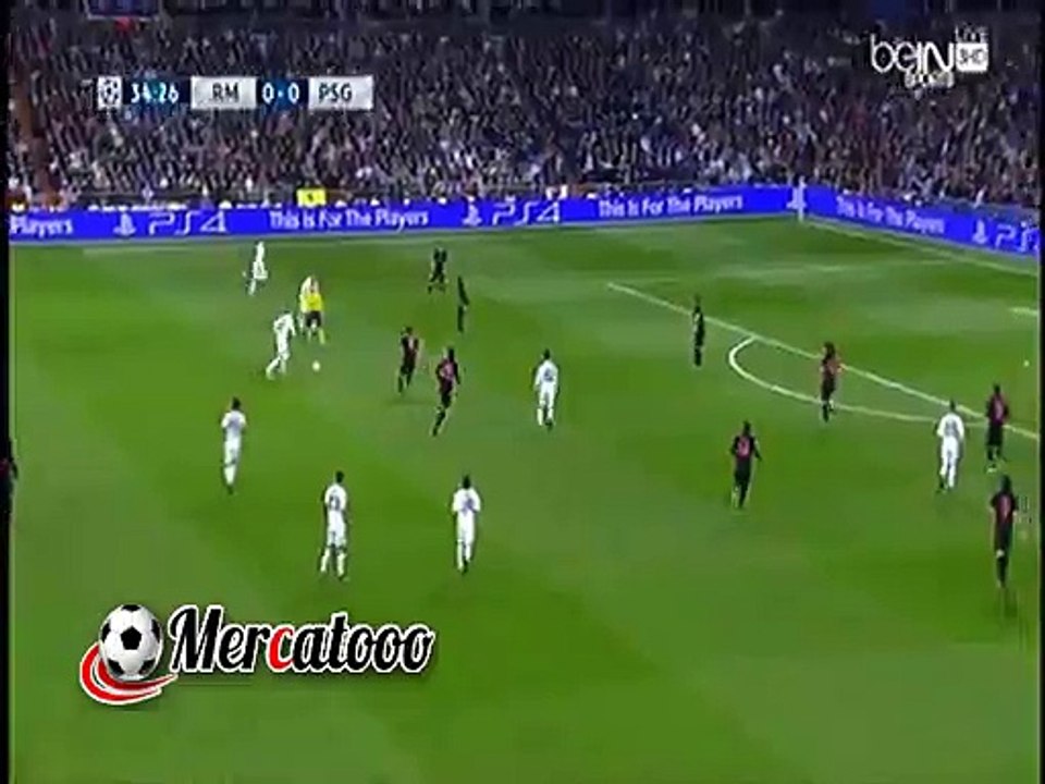 هدف ريال مدريد الأول ( ريال مدريد 1-0 باريس سان جيرمان )  دوري أبطال أوروبا