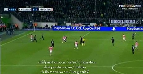 Super Goal Stephan Lichtsteiner Borussia Monchengladbach 1-1 Juventus Champions League 11.03.2015