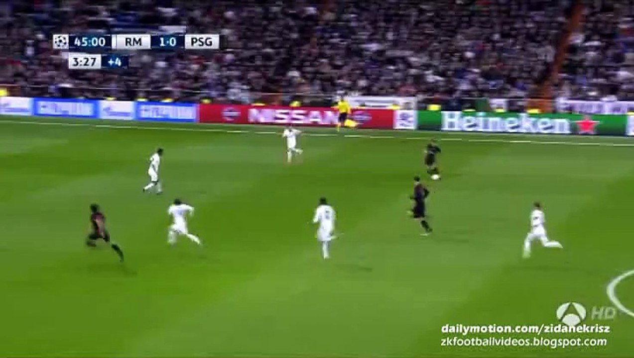 Raphael Varane Amazing Save after Cavani Big Chance _ Real Madrid v. Paris Saint Germain 03.11.2015 HD