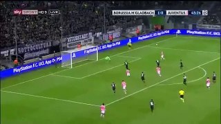 Beautiful Goal Lichsteiner. S  Borussia Monchengladbach 1 - 1 Juventus -- 03-11-2015