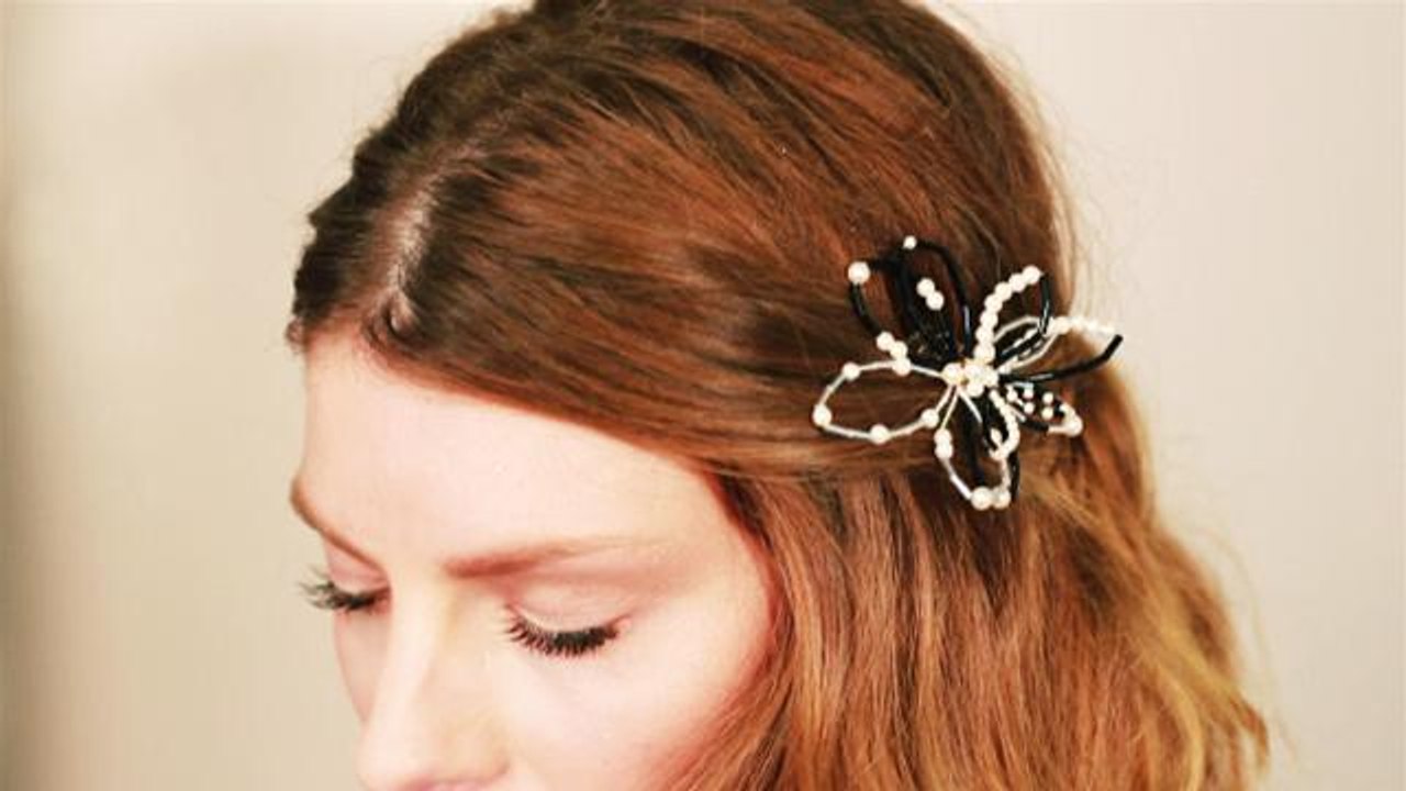 How To Make A Bridal Hair Comb