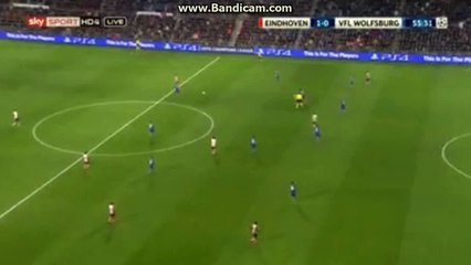 Jurgen Locadia Goal 1-0 PSV VS VFL Wolfsburg 03.11.2015 (HD)
