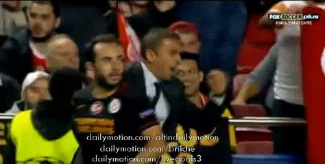Lucas Podolski Incredible GOAL | Benfica 1 - 1 Galatasaray