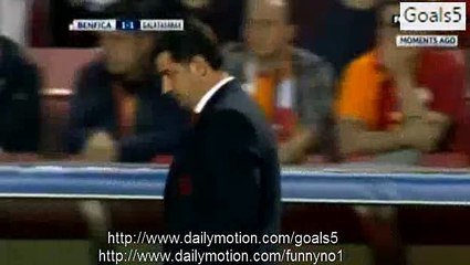 Luisão Goal Benfica 2 - 1 Galatasaray Champions League 3-11-2015