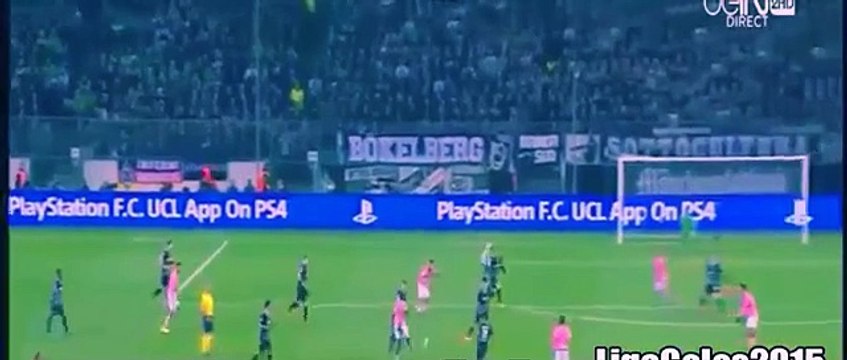 Mönchengladbach vs Juventus 1-1 (Champions League 2015) Stephan Lichtsteiner Go