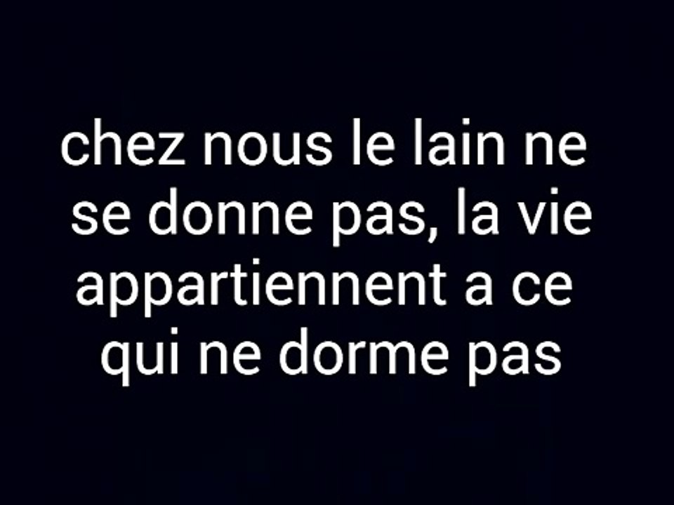 Franko (collé la petite) parole video Dailymotion