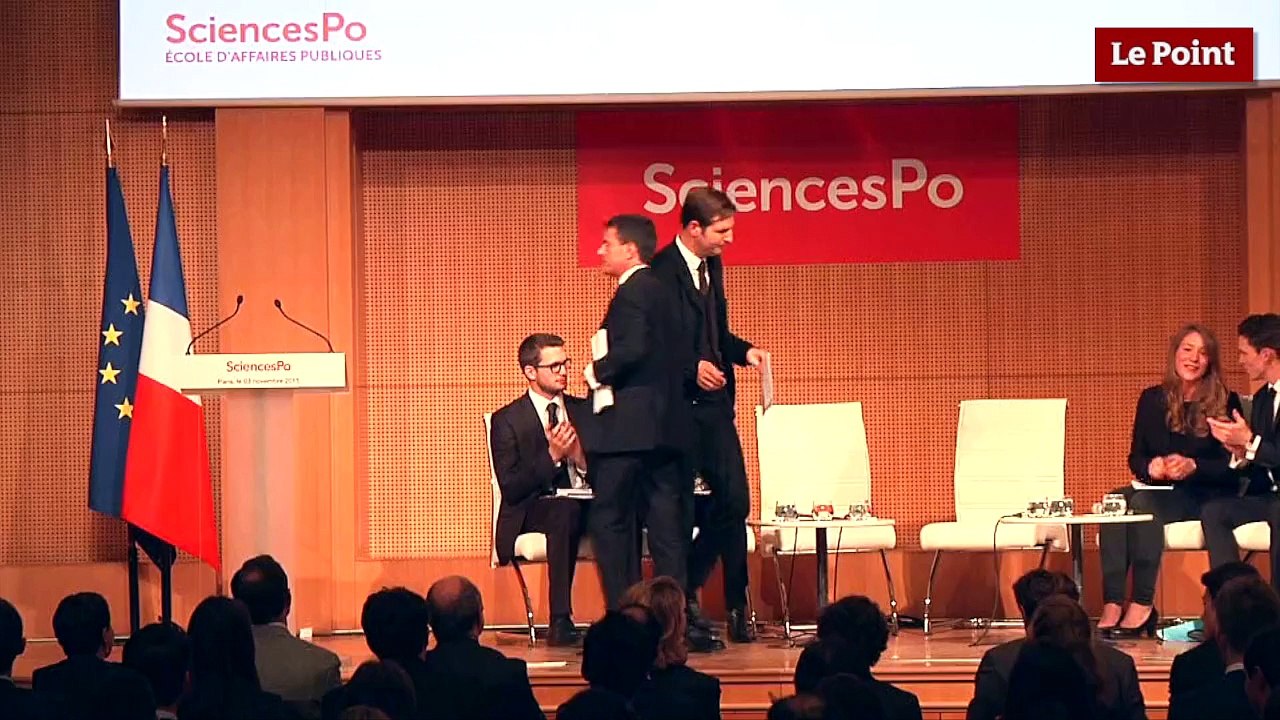 Chahuté à Sciences Po, Manuel Valls défend ses réformes