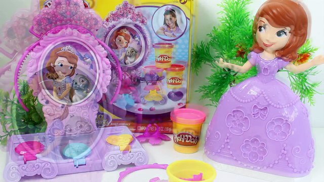 Sofia The First Play Doh Amulet & Jewels Vanity Set Disney Princess Princesita Sofia Juguetes