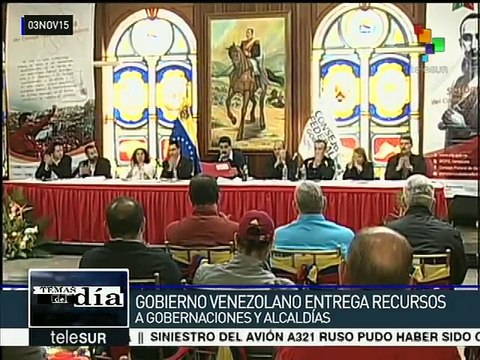 Venezuela: gobierno entrega recursos para programas sociales de 2016