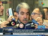 Aníbal Fernández: Macri habla de bajar salarios y aplicar devaluación