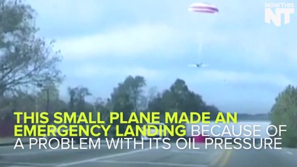 Small Plane Forced To Parachute To Safety After Oil Problems
