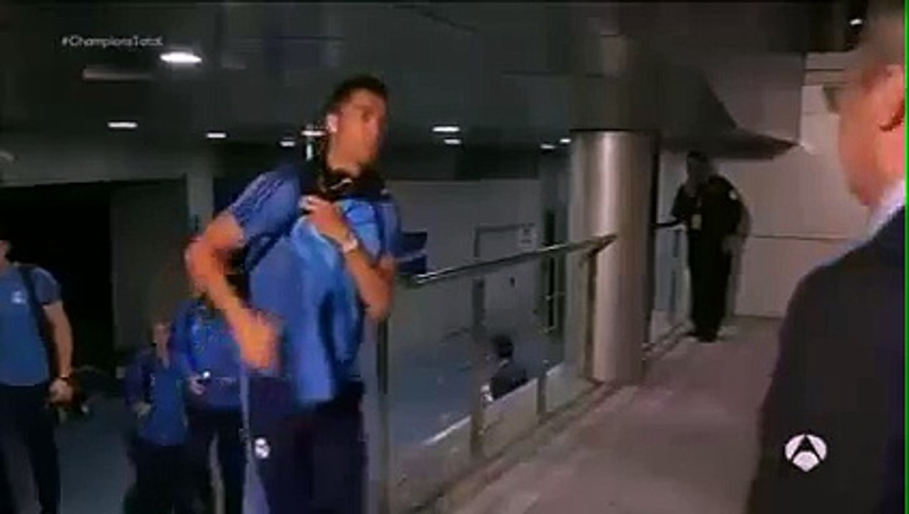 Florentino Perez: “Why did you say why not to leaving Real Madrid?” Cristiano Ronaldo: “I didn't say that.”