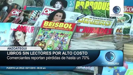 La lectura se ve afectada por la crisis económica del país